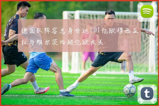 德国队阵容总身价达101亿欧穆西亚拉与维尔茨均超亿欧大关